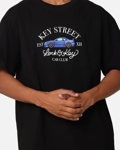 Key Street Lock And Key Club 1 T-Shirt Black