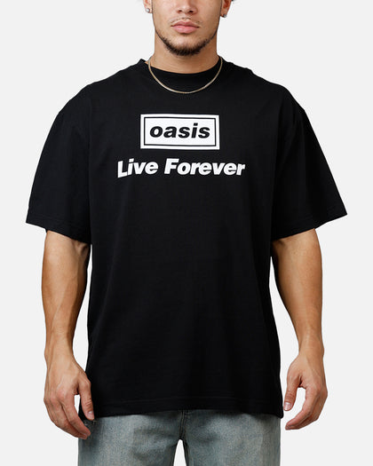 Global Merchandising Oasis Live Forever T-Shirt Black