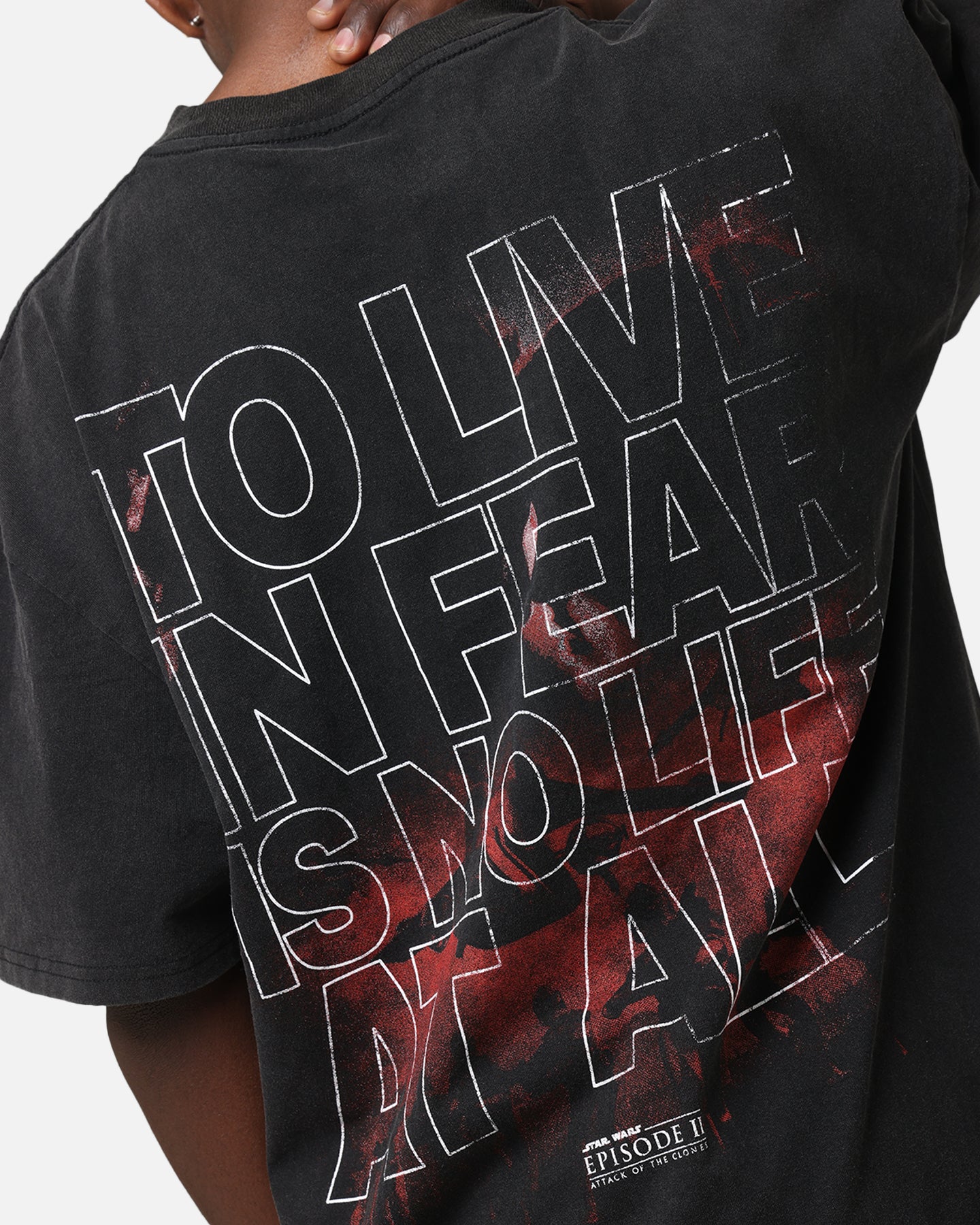 Star Wars Episode II Vintage T-Shirt Black Acidwash | Culture Kings US