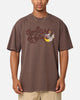 Mitchell & Ness Houston Rockets AG T-Shirt Brown