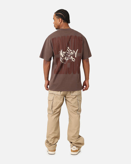 Mitchell & Ness Houston Rockets AG T-Shirt Brown