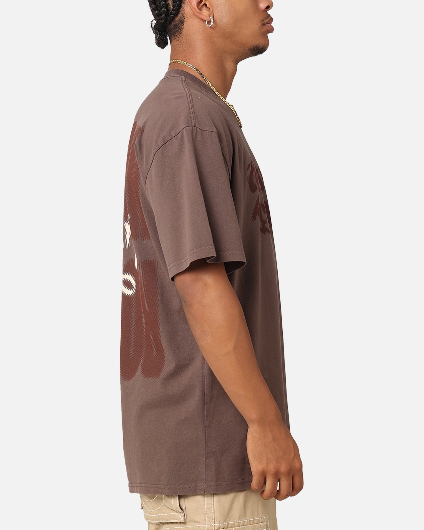 Mitchell & Ness Houston Rockets AG T-Shirt Brown | Culture Kings US