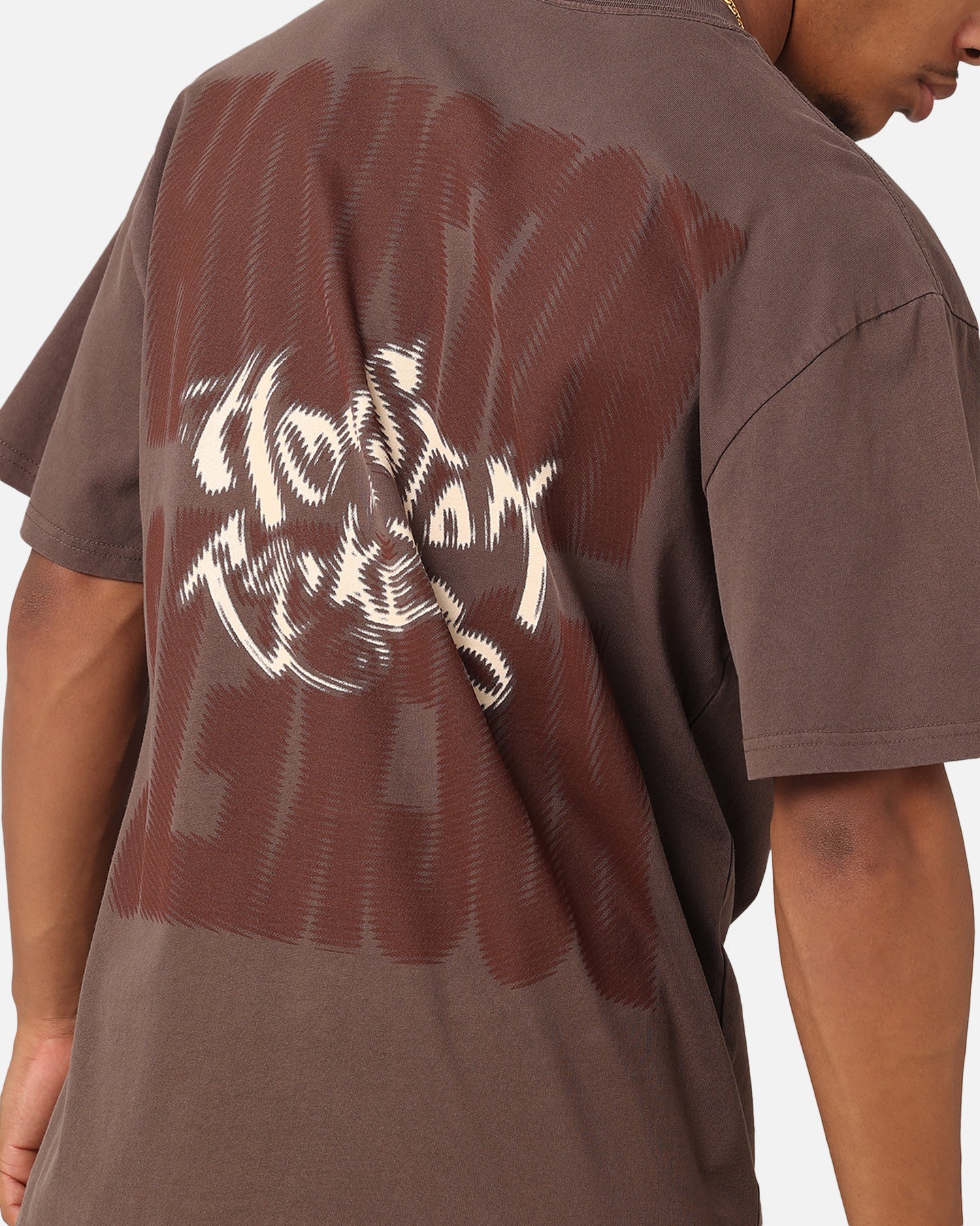 Mitchell & Ness Houston Rockets AG T-Shirt Brown | Culture Kings US