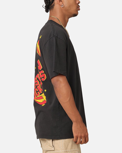 Mitchell & Ness Houston Rockets Space Age T-Shirt Faded Black