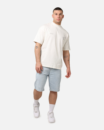 Saint Morta Destiny Rising Mock Neck T-Shirt Off White