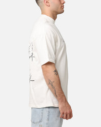 Saint Morta Destiny Rising Mock Neck T-Shirt Off White