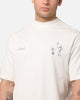 Saint Morta Destiny Rising Mock Neck T-Shirt Off White