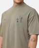 Saint Morta Destiny Rising Mock Neck T-Shirt Vintage Khaki