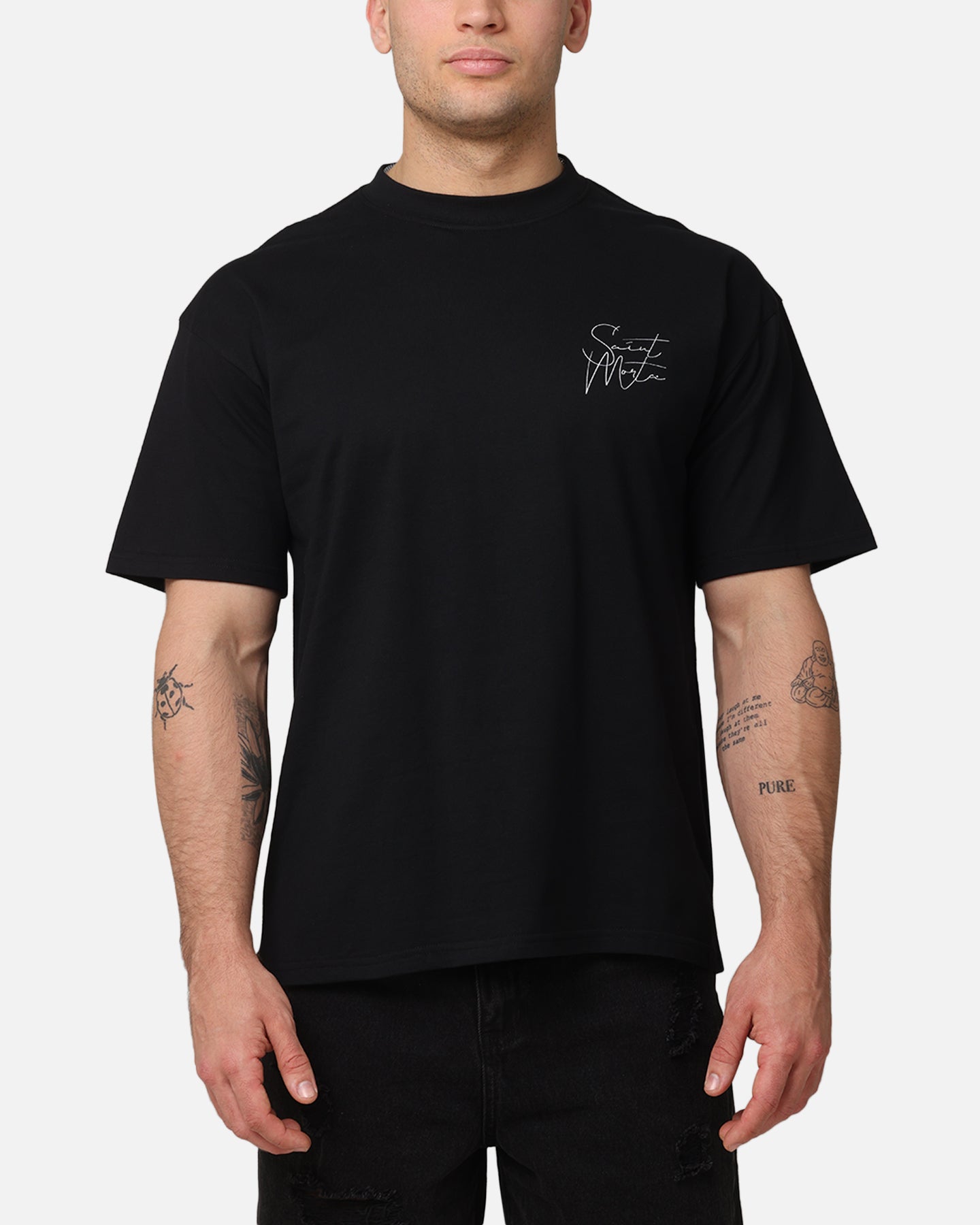 Saint Morta Eternal Shadow Drop T-Shirt Black | Culture Kings US
