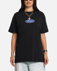X-Large Oval Script T-Shirt Black