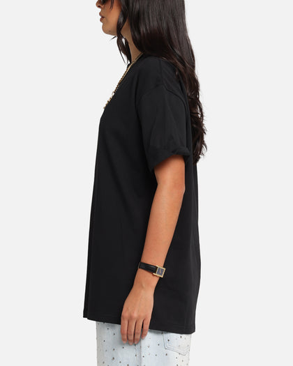 X-Large Oval Script T-Shirt Black