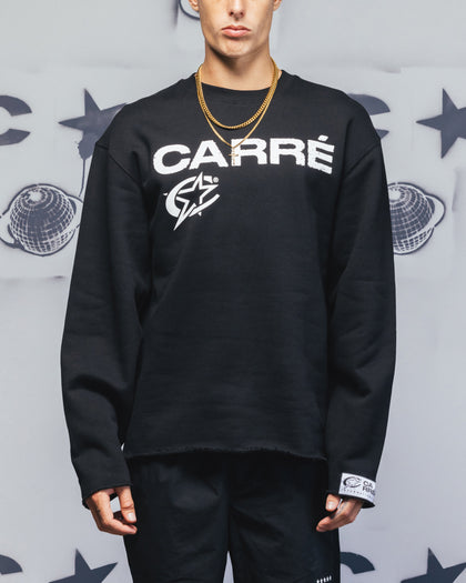 Carre Blackout Crewneck Black