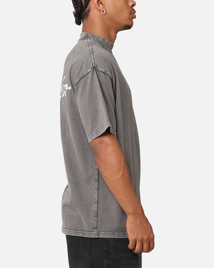 The Anti Order A2K Mock Neck T-Shirt Washed Charcoal
