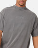 The Anti Order Anti XY Mock Neck T-Shirt Washed Charcoal