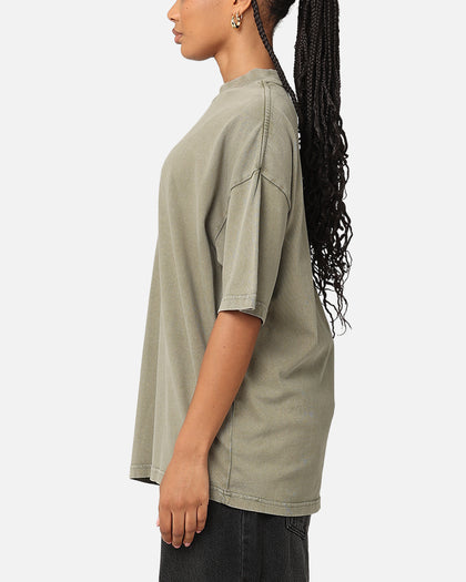 The Anti Order Anti XY Mock Neck T-Shirt Vintage Khaki