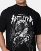 The Anti Order Invasion Mock Neck T-Shirt Black