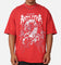 The Anti Order Invasion Mock Neck T-Shirt Red