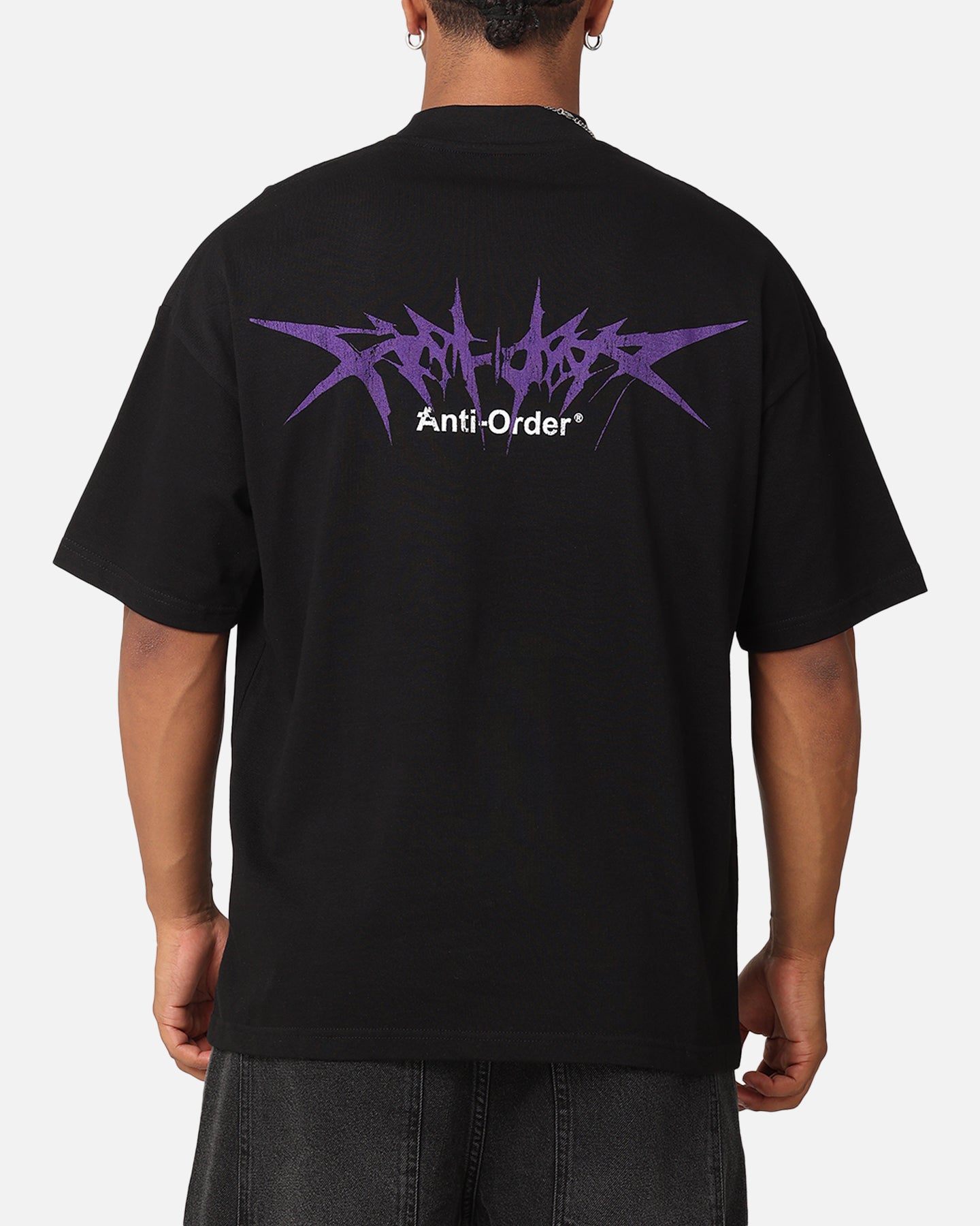 The Anti Order Metal Mock Neck T-Shirt Black | Culture Kings US