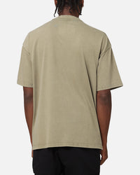 The Anti Order New Dawn Mock Neck T-Shirt Vintage Khaki