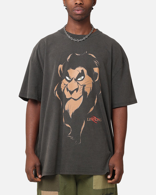 American Thrift Disney The Lion King Scar Heavyweight T-Shirt Black Wash