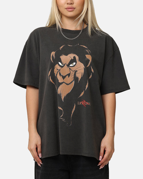 American Thrift Disney The Lion King Scar Heavyweight T-Shirt Black Wash