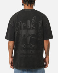 Goat Crew Solidaritry T-Shirt Off Black