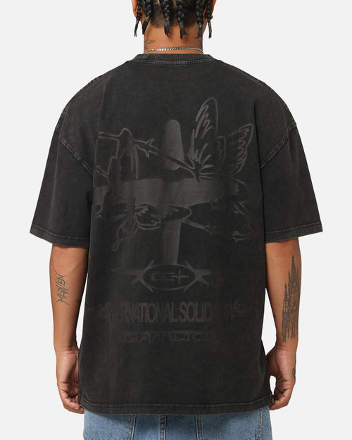 Goat Crew Solidaritry T-Shirt Off Black