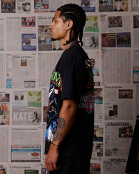 73Studio Marvel Venom Eddie Brock T-Shirt Black Acidwash