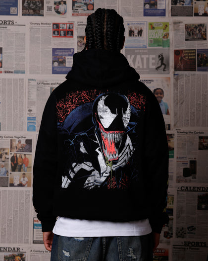Goat Crew Marvel Venom The Venom Show Premium Hoodie Black
