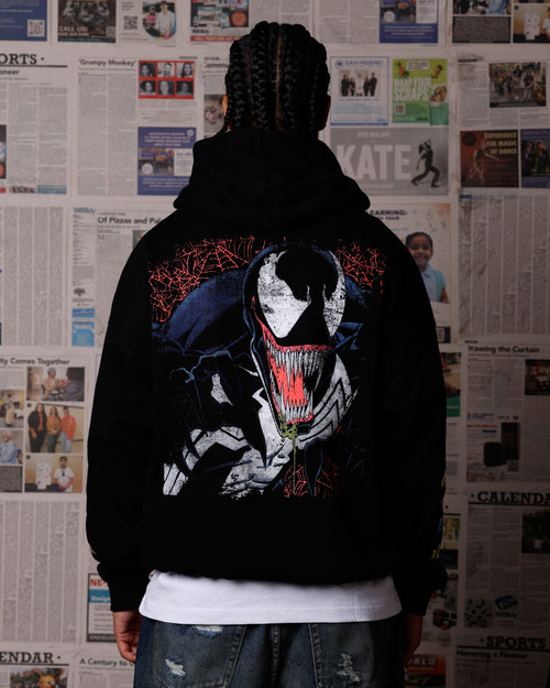 Goat Crew Marvel Venom The Venom Show Premium Hoodie Black