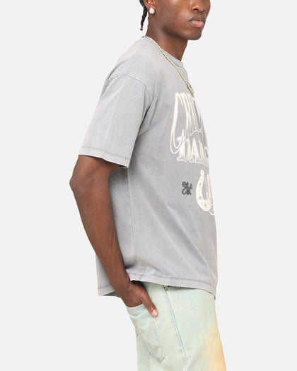 Criminal Damage Horseshoe T-Shirt Washed Black