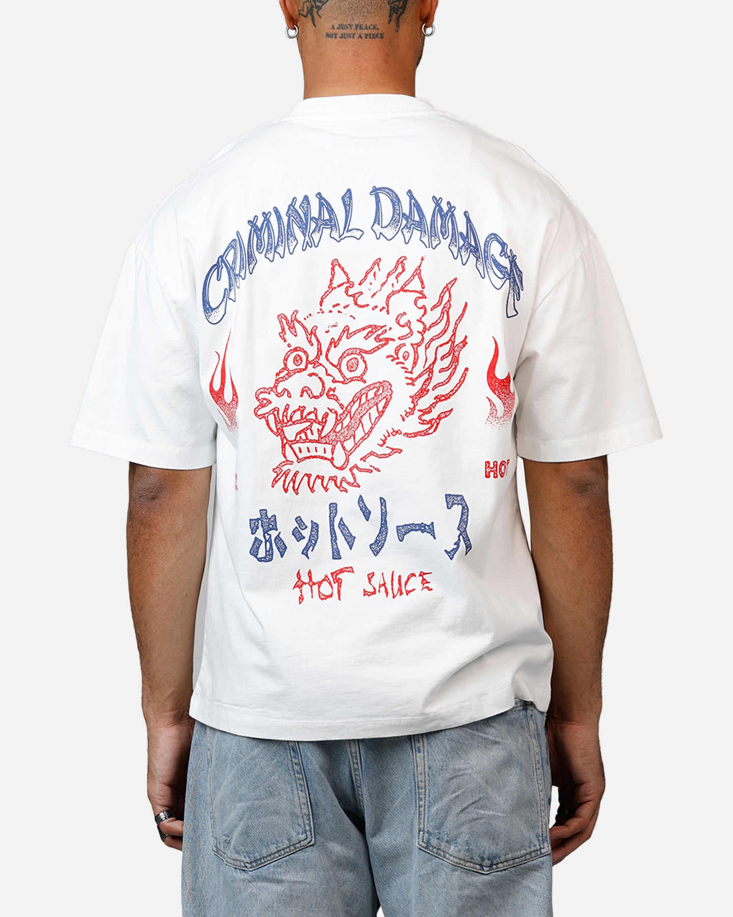 Criminal Damage Hot Sauce T-Shirt Off White | Culture Kings US