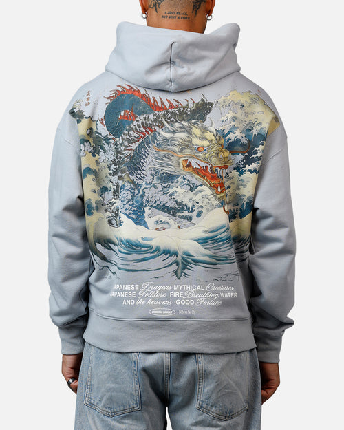 Criminal Damage Mythology Hoodie Light Blue