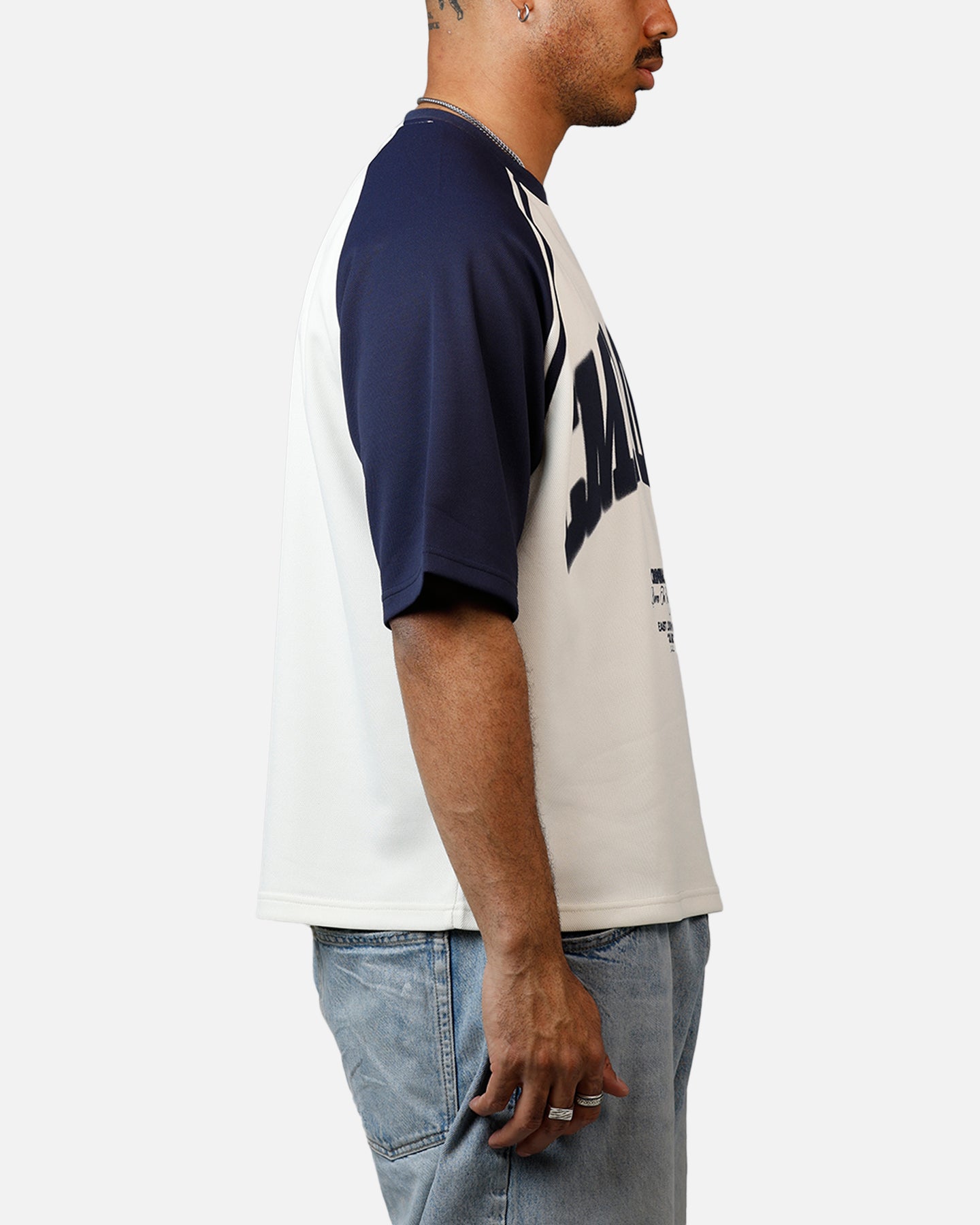 Criminal Damage Varsity Icon T-Shirt Navy | Culture Kings US