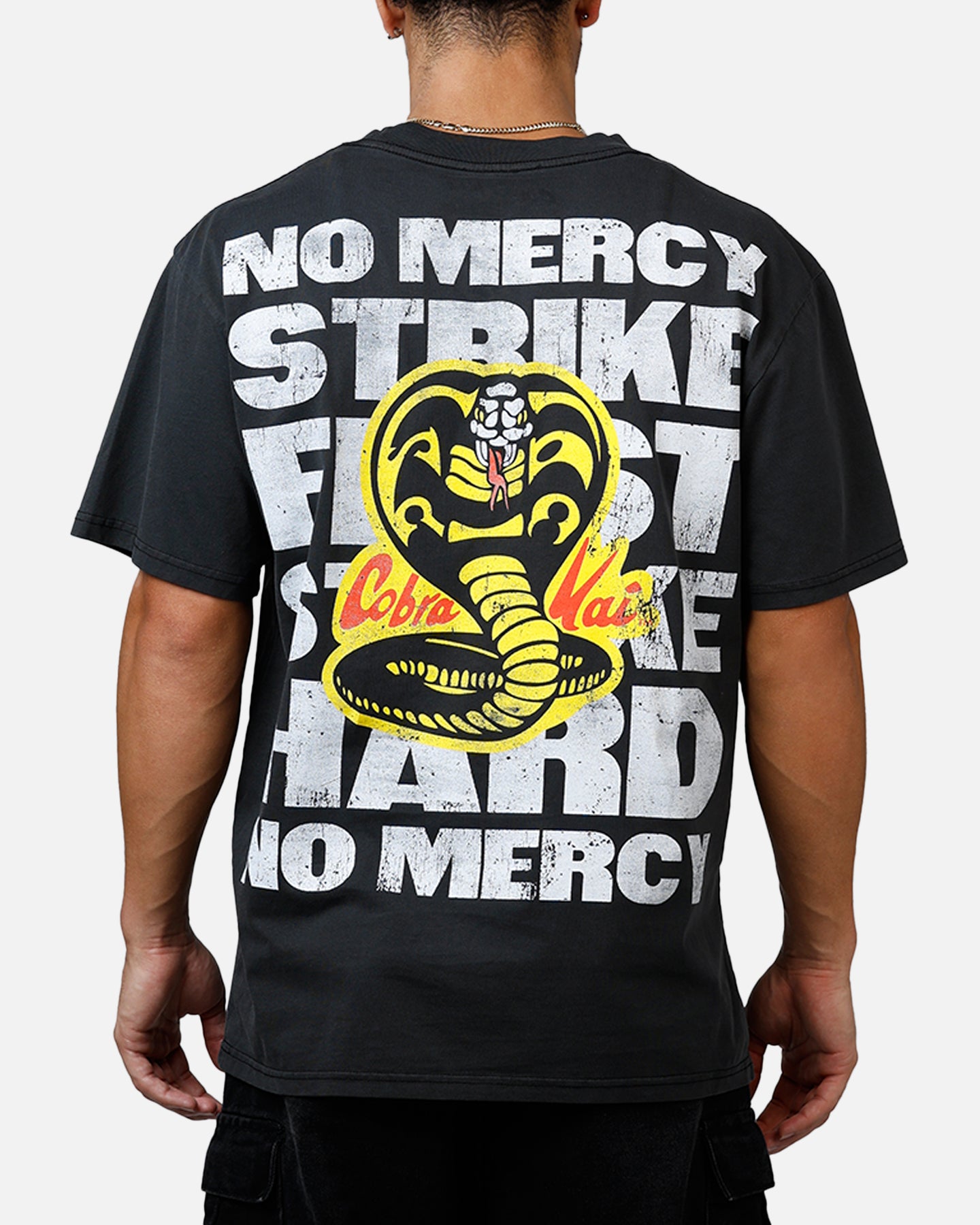 Philcos X Cobra Kai No Mercy T-Shirt Black | Culture Kings US