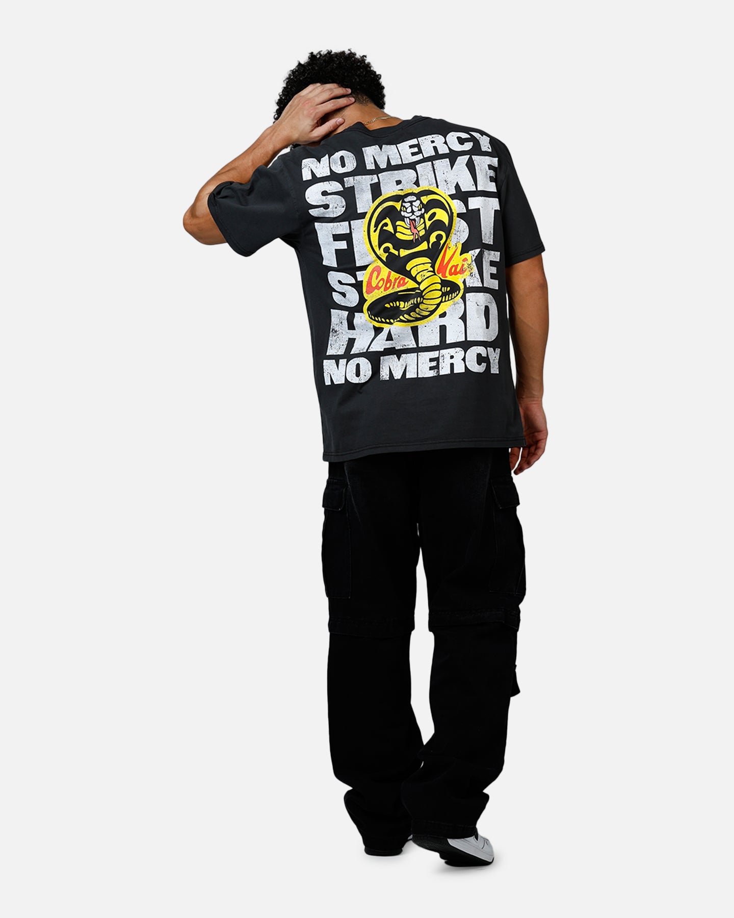 Philcos X Cobra Kai No Mercy T-Shirt Black | Culture Kings US