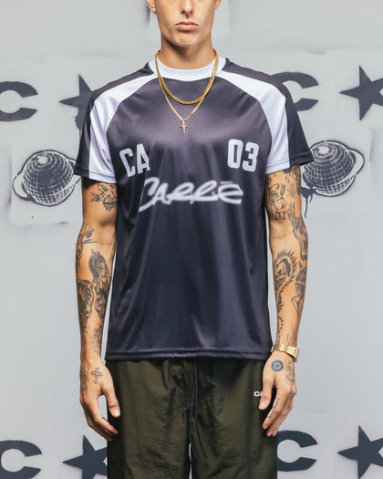 Carre Striker Jersey T-Shirt Black/White