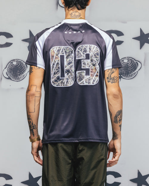 Carre Striker Jersey T-Shirt Black/White