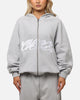 Carre Grit Zip Hoodie Grey Marle