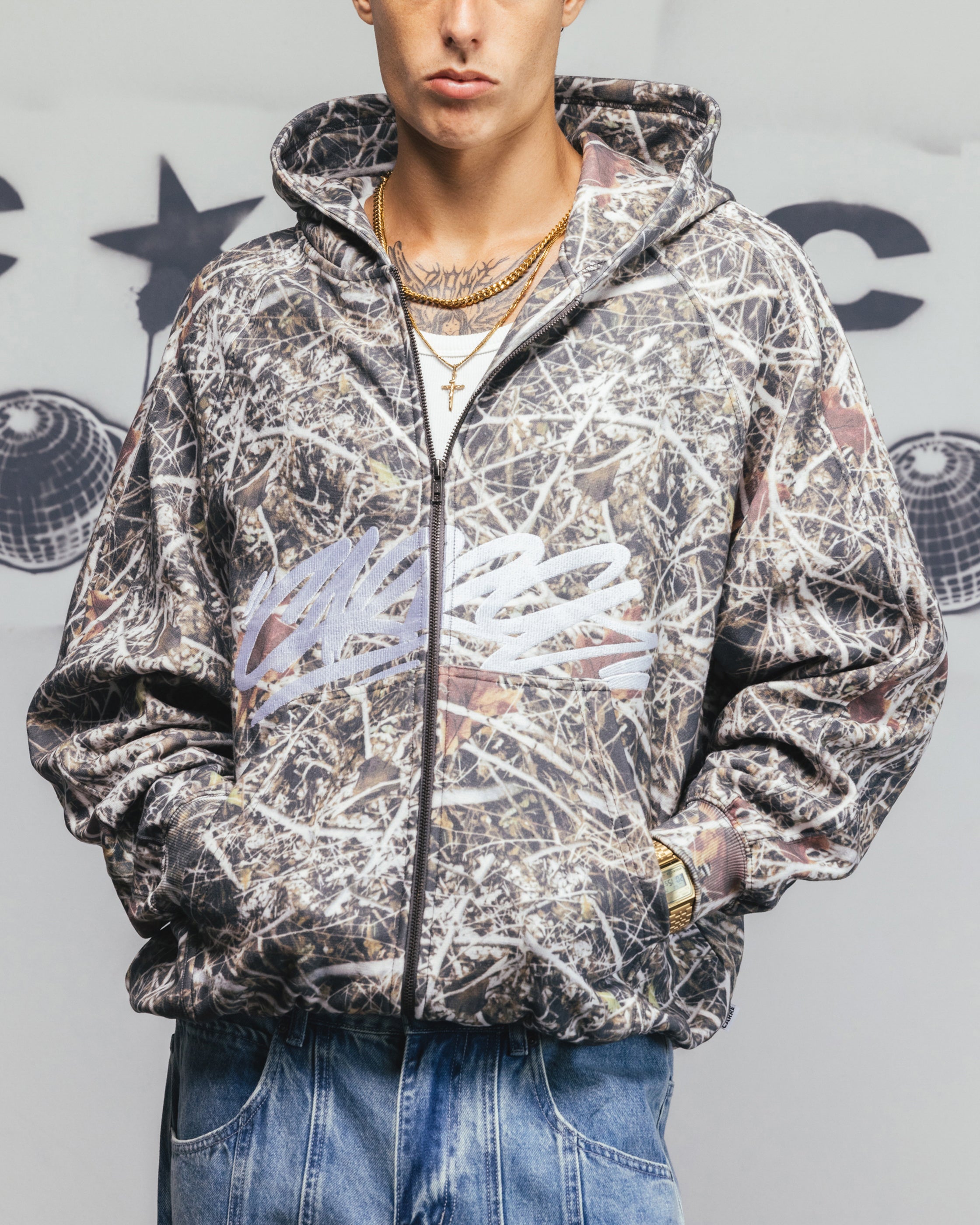 Carre Grit Zip Hoodie Real Tree Camo | Culture Kings US