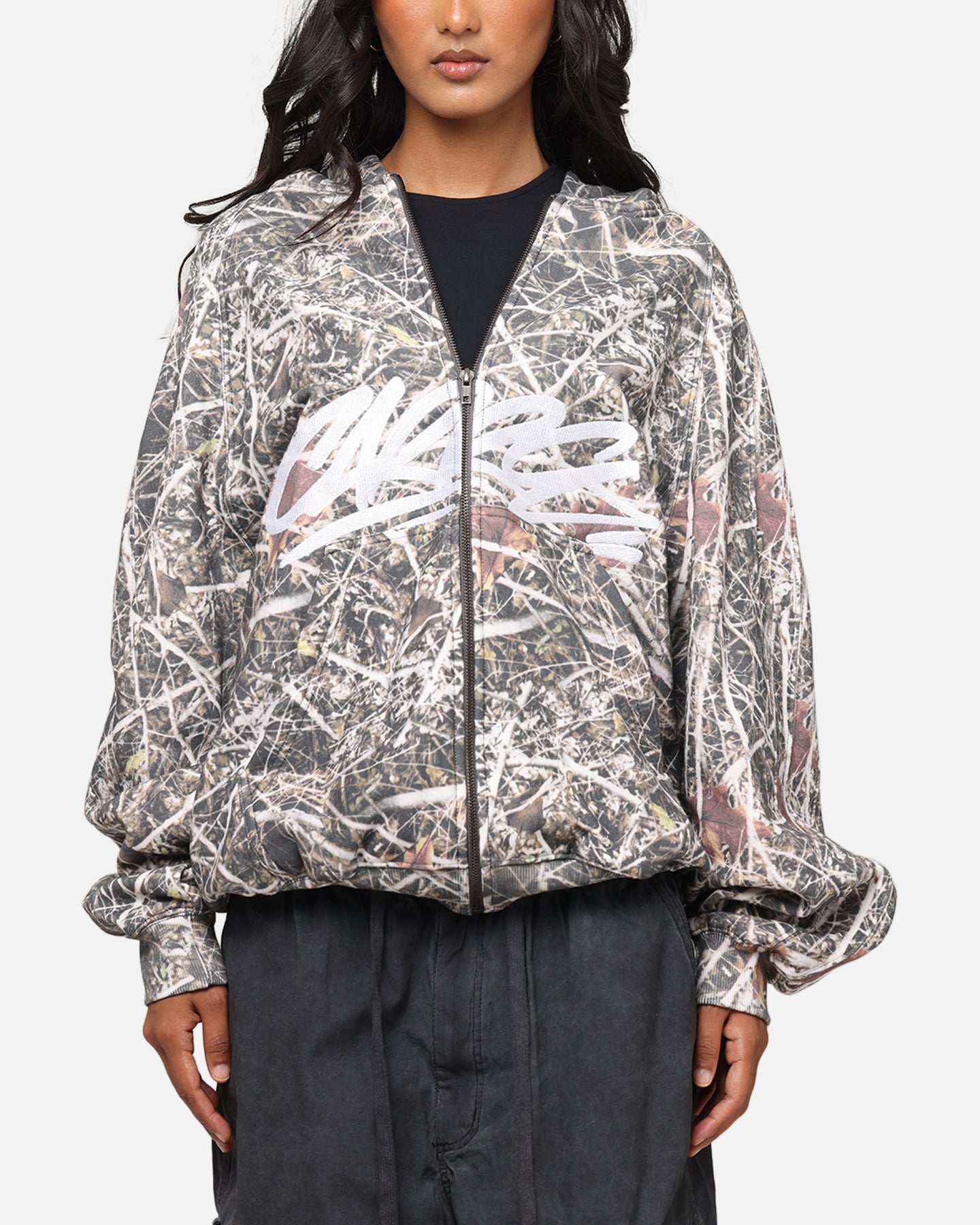 Carre Grit Zip Hoodie Real Tree Camo | Culture Kings US