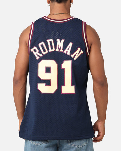 Mitchell & Ness Chicago Bulls Dennis Rodman 'Acai' 1995 Swing Jersey Navy