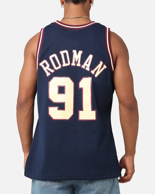 Mitchell & Ness Chicago Bulls Dennis Rodman 'Acai' 1995 Swing Jersey Navy