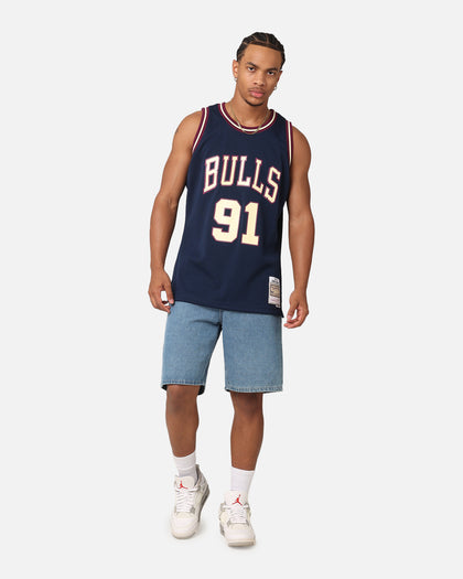 Mitchell & Ness Chicago Bulls Dennis Rodman 'Acai' 1995 Swing Jersey Navy