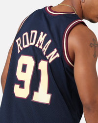 Mitchell & Ness Chicago Bulls Dennis Rodman 'Acai' 1995 Swing Jersey Navy