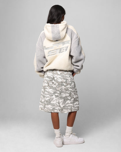 Loiter Speedway Fleece Jacket Stone