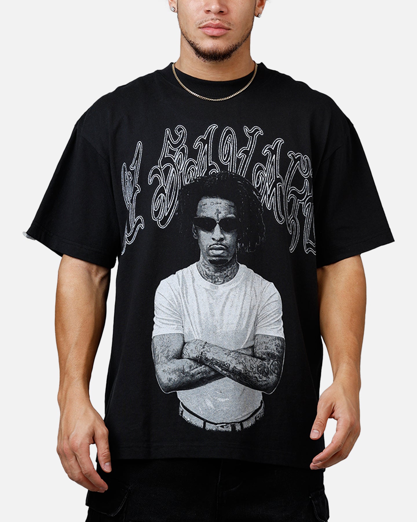 Bravado 21 Savage T-Shirt Black | Culture Kings US