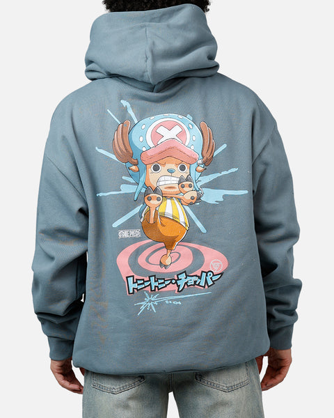 Hypland X One Piece Chopper Splatter Hoodie Blue | Culture Kings US