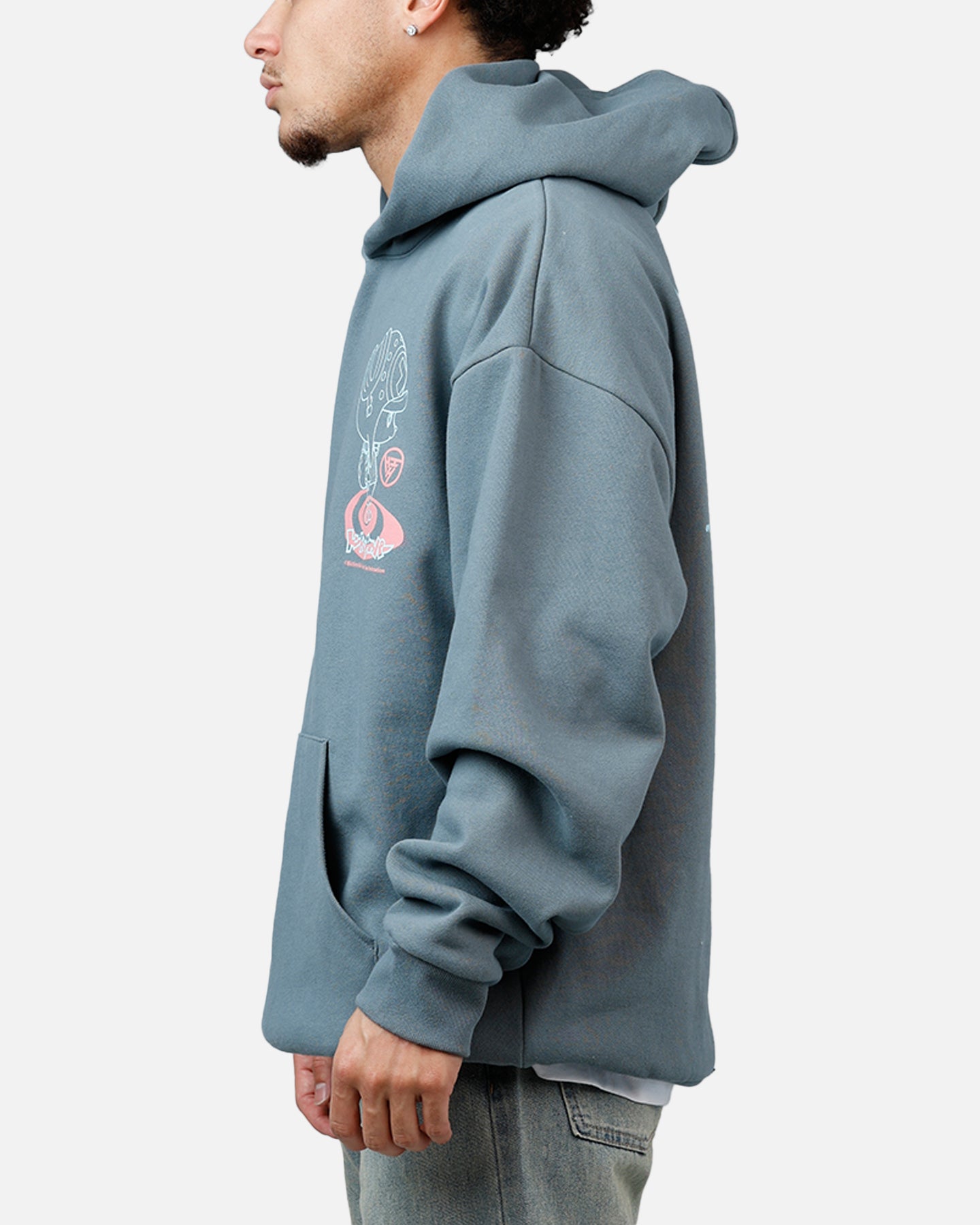 Hypland X One Piece Chopper Splatter Hoodie Blue | Culture Kings US