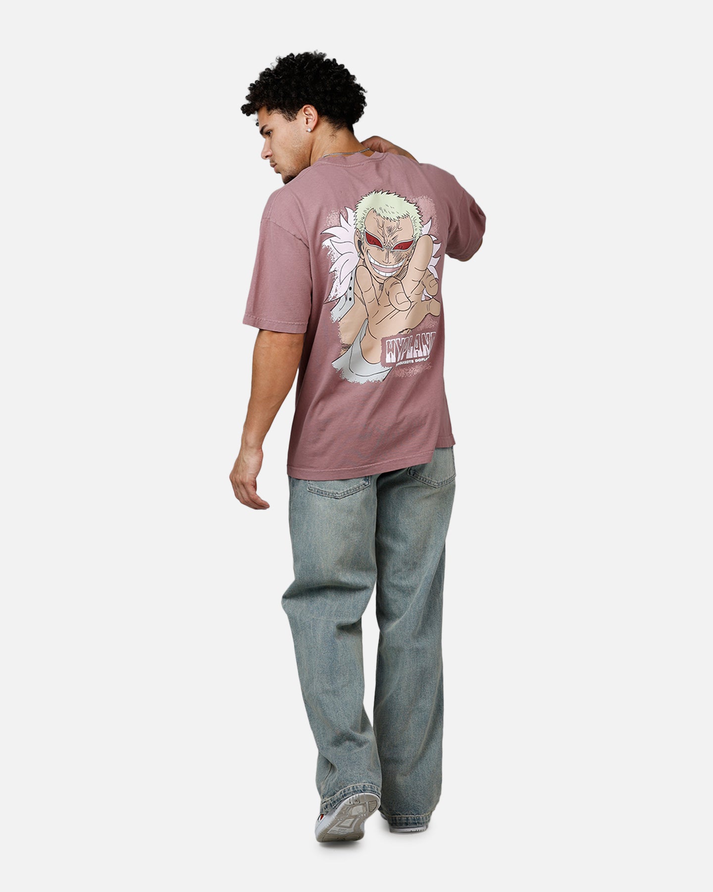 Hypland X One Piece Flamingo T-Shirt Mauve | Culture Kings US